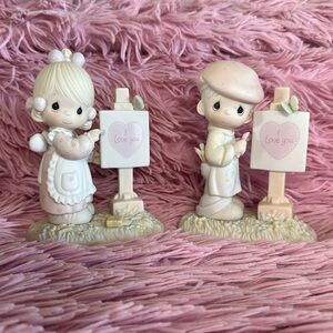 Loving You Dear Valentine Precious Moments Pair